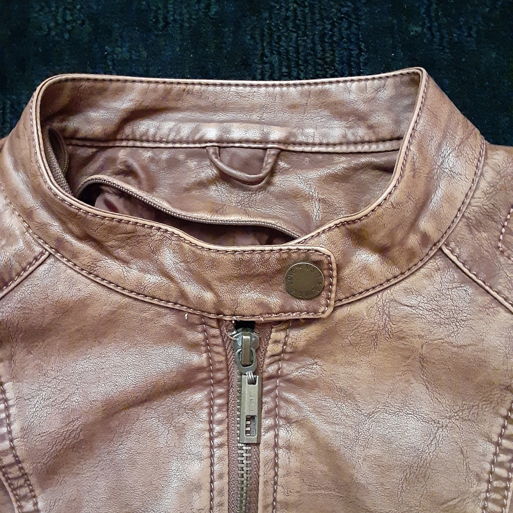 Faux Leather Jacket - Picture 10 of 12